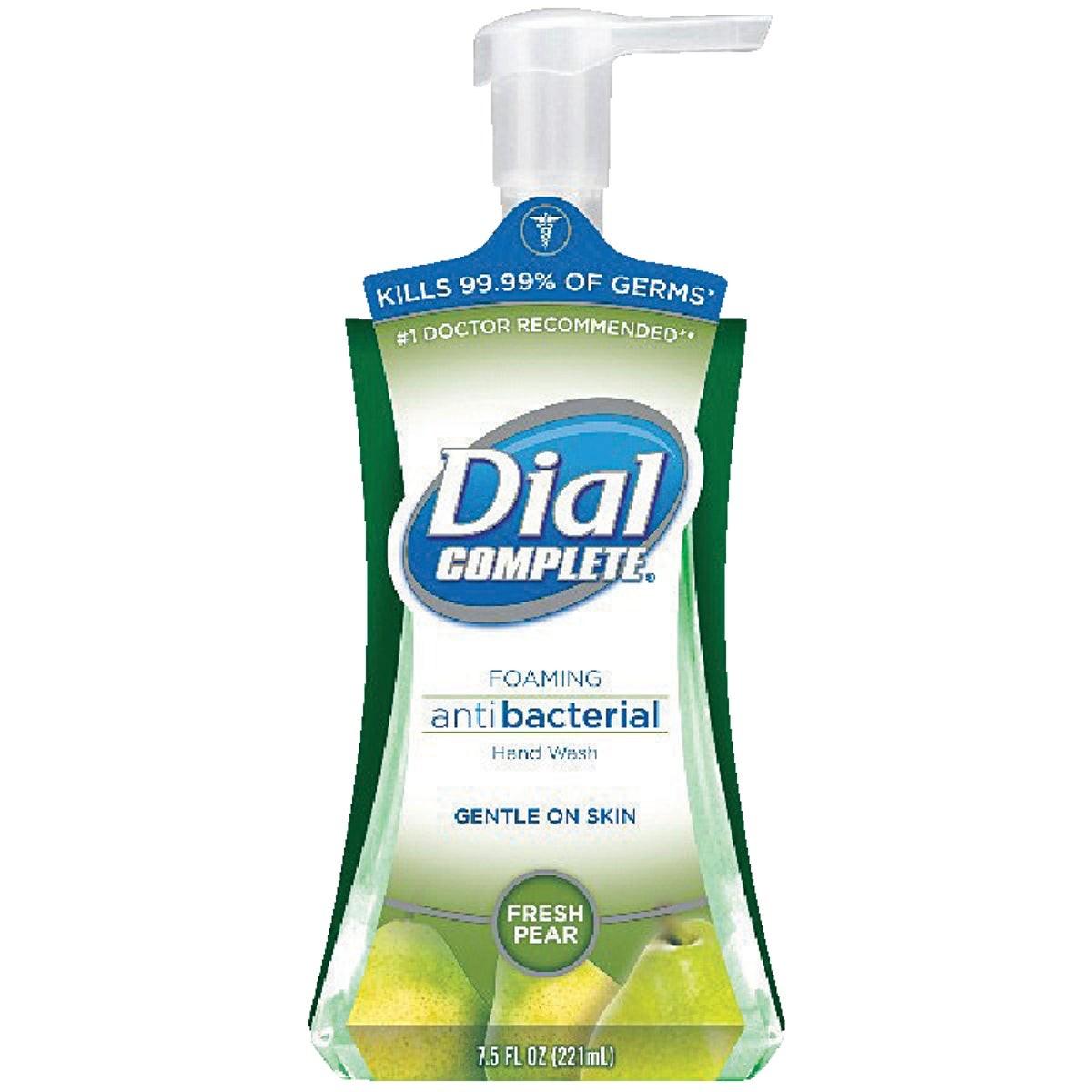 Dial+Complete+7.5+Oz.+Pear+Antibacterial+Foaming+Hand+Soap