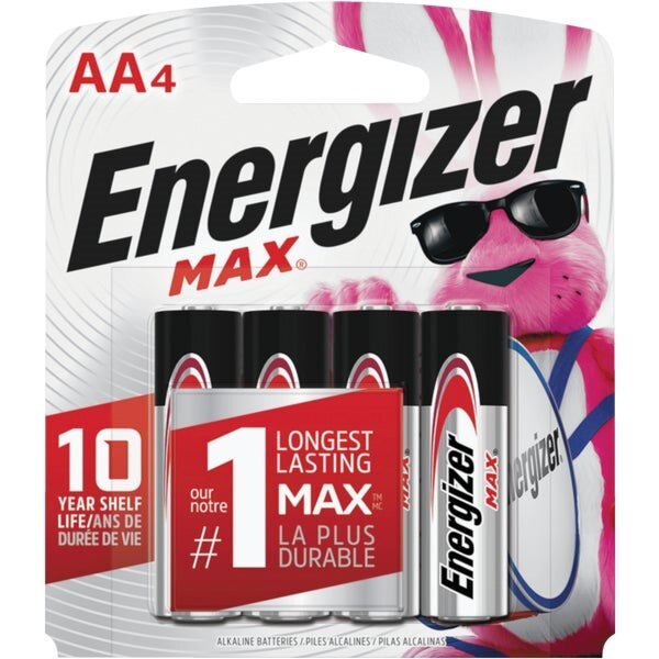 Energizer+MAX+Alkaline+Batteries%2C+Size+AA%2C+4+per+pack%2C+24+packs+per+case