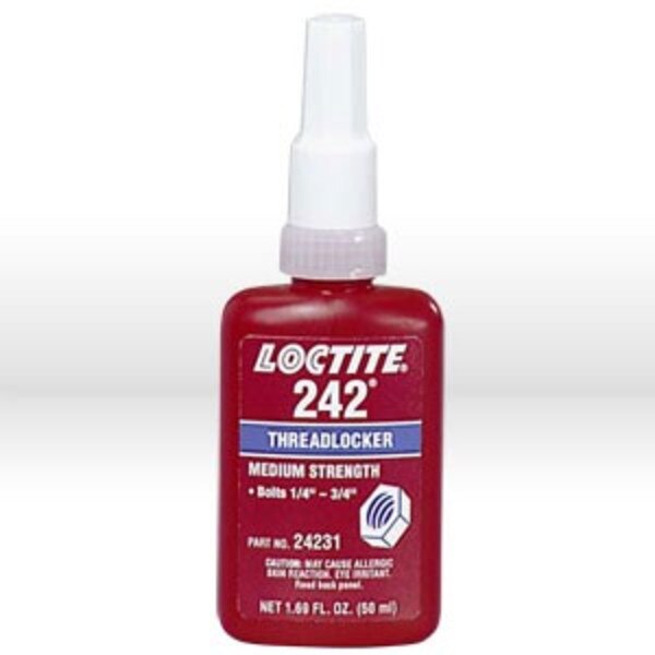 Loctite 24231 Thread Sealant 242, Medium Strength, 50ml
