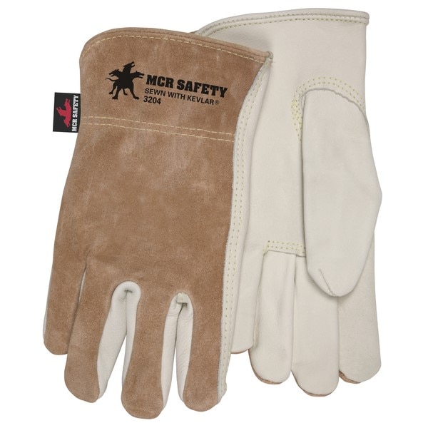MCR Safety 3204L Drivers Gloves Memphis Leather Large