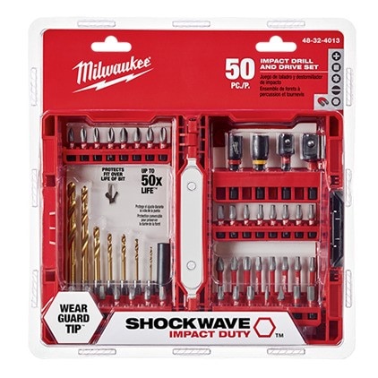 Milwaukee Tool SHOCKWAVE™ 50-Piece Impact Duty Drill and Drive Set