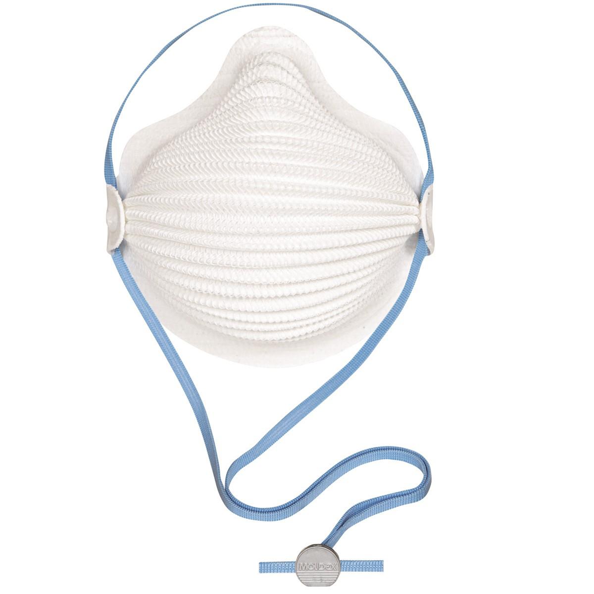 Moldex M4600 AirWave N95 Respirator Mask, Pack Of 2 | Adjustable