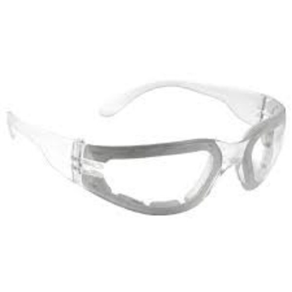 MRF111ID Radians Mirage Foam Lined Safety Glasses, Clear, AntiFog