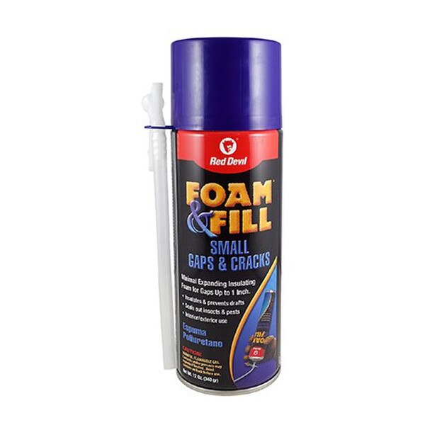 0913 Red Devil Spray Foam Sealant,Minimum expanding foam,12 oz